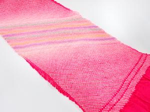 正絹　振袖用　絞り　帯揚げ